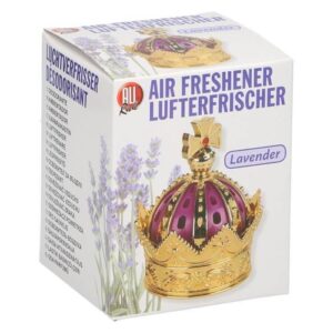 Car Air Freshener Crown, Lavender Fragrance, 50ml, All Ride